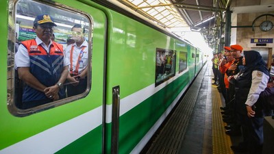 Sambut Nataru, KAI Cek Jalur dengan Kereta Inspeksi