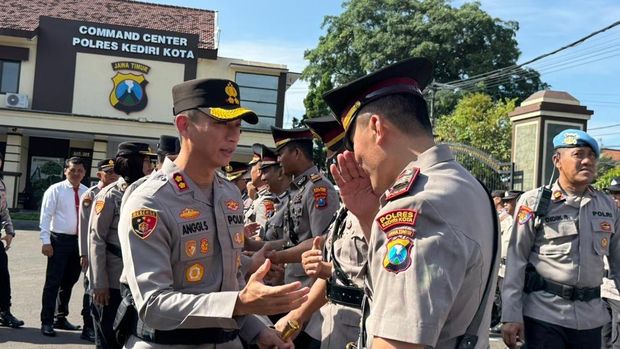 Sertijab Jabatan di Polres Kediri Kota