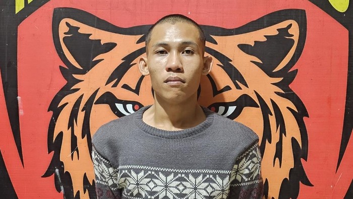 Tampang Reza, pria di Lubuklinggau yang bacok penjaga pasar hingga kritis