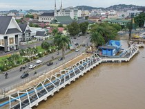 Teras Samarinda Makin Kece! Pembangunan Tahap II Resmi Dikebut di Tepi Mahakam