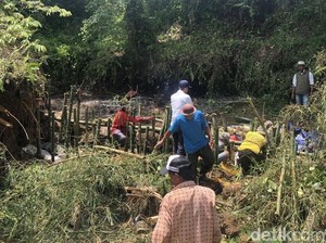 50 Hektare Sawah di Sukabumi Terancam Gagal Panen gegara Irigasi Jebol