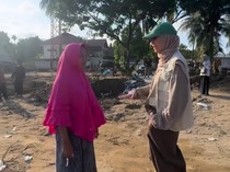 Zaskia Mecca ke Lokasi Bencana di Aceh, Bersyukur Selalu Dapat Izin Hanung