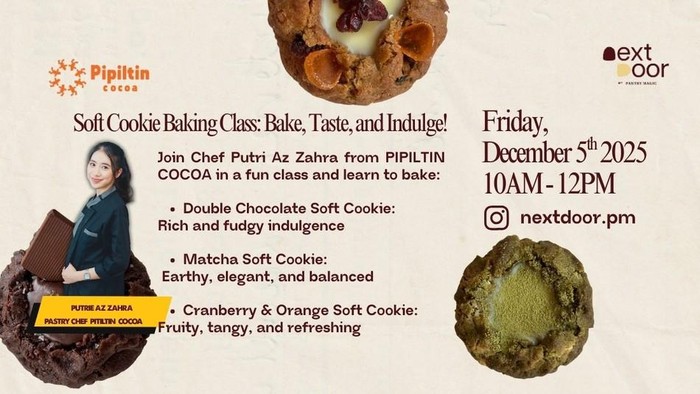 Baking class Pipiltin X Next Door.