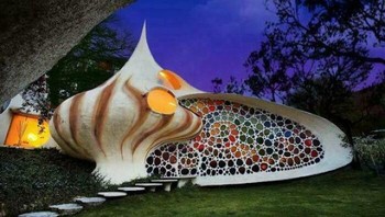 Rumah Nautilus di Kota Meksiko Foto: Boredpanda
