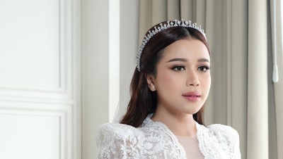 Foto Cantiknya Brisia Jodie Dengan Riasan Dreamy saat Dinikahi Jonathan Alden