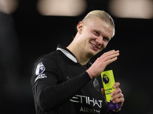 Kilat! Haaland 100 Gol di Premier League