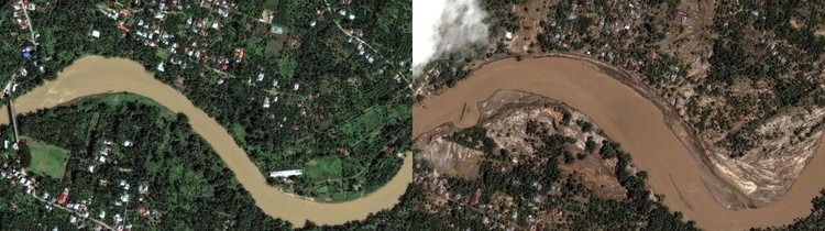 Foto Sebelum dan Sesudah Bencana Banjir Aceh dari Citra Satelit
