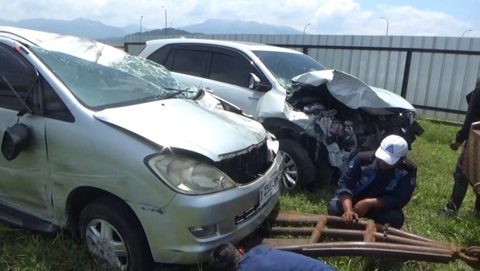 Kecelakaan di Tol Cisumdawu, 2 Orang Terluka