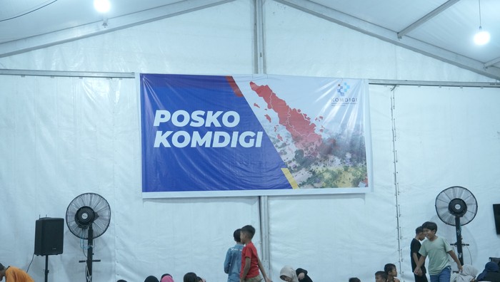 Komdigi Dirikan Posko Dukungan Psikososial di Daerah Terdampak Bencana