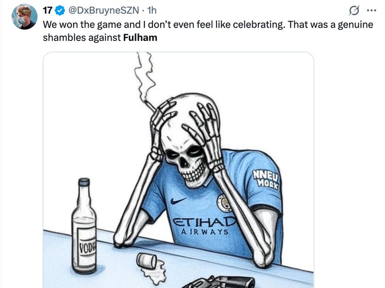 Meme Kocak Banjir 9 Gol di Laga Fulham Vs Man City