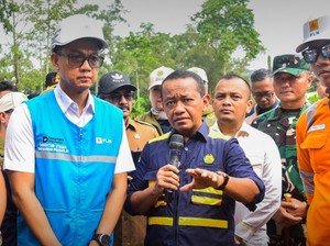 Bahlil Pastikan Pemulihan Listrik di Daerah Bencana Dipercepat