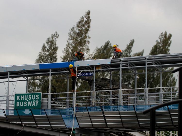 Revitalisasi JPO Otista Dikebut, Target Rampung 15 Desember 2025