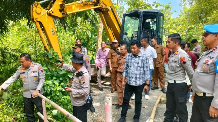 Gerak Cepat Polisi Dorong Perbaikan Jembatan Rusak di Sukoharjo