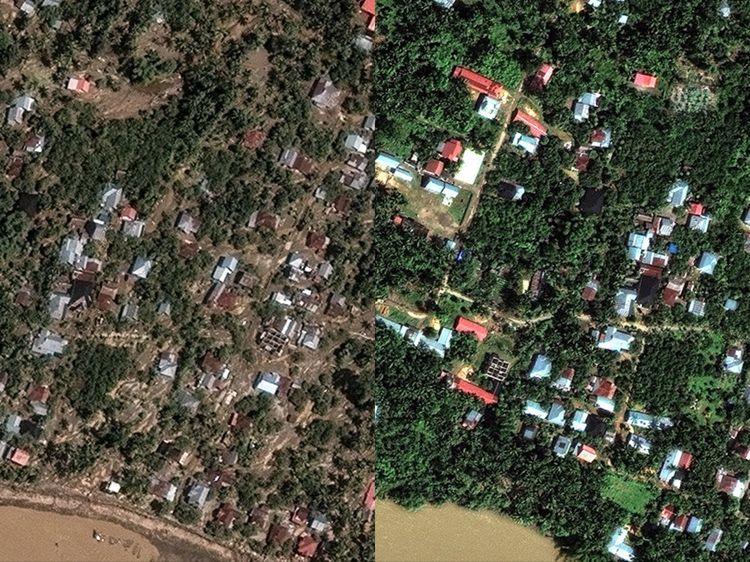 Berubah Drastis: Foto Sebelum & Sesudah Banjir Bandang di Aceh-Sumatera