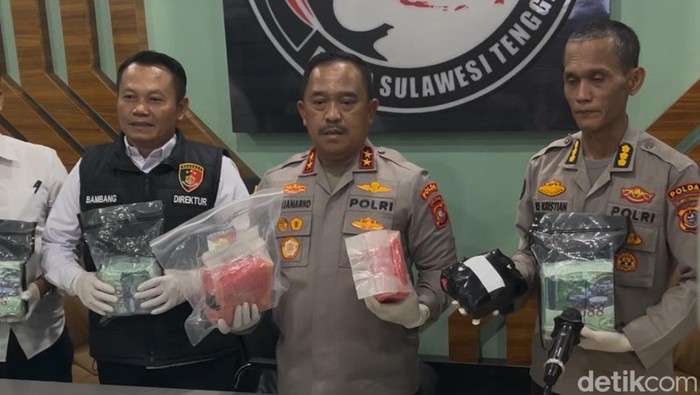 Kurir Sabu 6,5 Kg di Kendari Dijanjikan Upah Rp 65 Juta Sekali Kirim Narkoba