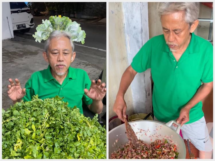 Potret Kenangan Epy Kusnandar Saat Semangat Jualan Jukut Goreng