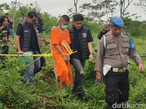 Rekonstruksi Ungkap Aksi Keji Pariz Habisi Kakak di Ciamis