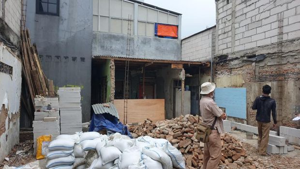 Rumah 3x4 yang Dihuni 11 Orang di Menteng Mulai Dibangun Ulang