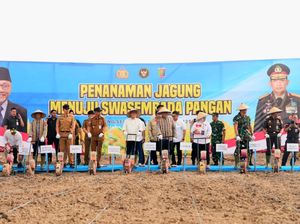 Tanam Jagung di Lampung, Wakapolri: Ketahanan Pangan Tak Hanya Program Tapi Kerja Bersama