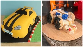 Keponakan umur tiga tahun minta kue donat mobil, akhirnya yang dibuat oleh dia dan saudarinya adalah seperti berikut. Ya... not bad, but not good. Foto: ChampionshipNo5707 via Reddit