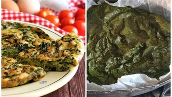 Omelette yang mau dibuat vs hasilnya. Hmm. Foto: via Reddit