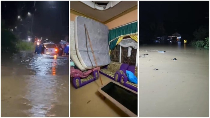 Banjir hingga Longsor Terjadi di Pesisir Barat Lampung, Rumah Warga Terendam Air