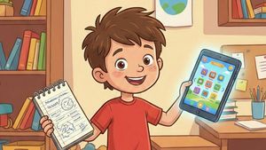 Video: Apakah Tablet Lebih Baik untuk Anak Sekolah Ketimbang Buku Tulis?