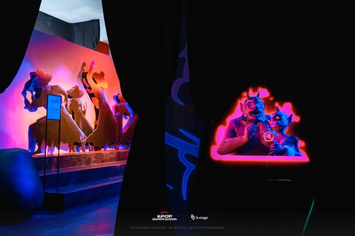 Pop-up store K-Pop Demon Hunters dibuka di Seongsu-dong, Seoul, mulai Kamis (4/12/2025).