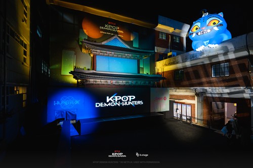 Pop-up store K-Pop Demon Hunters dibuka di Seongsu-dong, Seoul, mulai Kamis (4/12/2025).