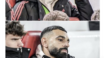 Mo Salah dicadangkan karena performanya menurun. Foto: X.com