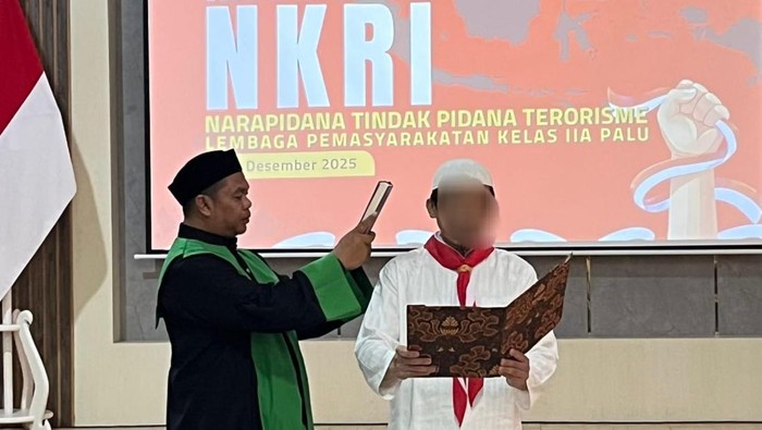 Napiter di Lapas Palu Nyatakan Ikrar Setia ke NKRI