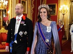 Kate Middleton Curi Atensi di Jamuan Kenegaraan, Pakai Tiara Berusia 173 Tahun