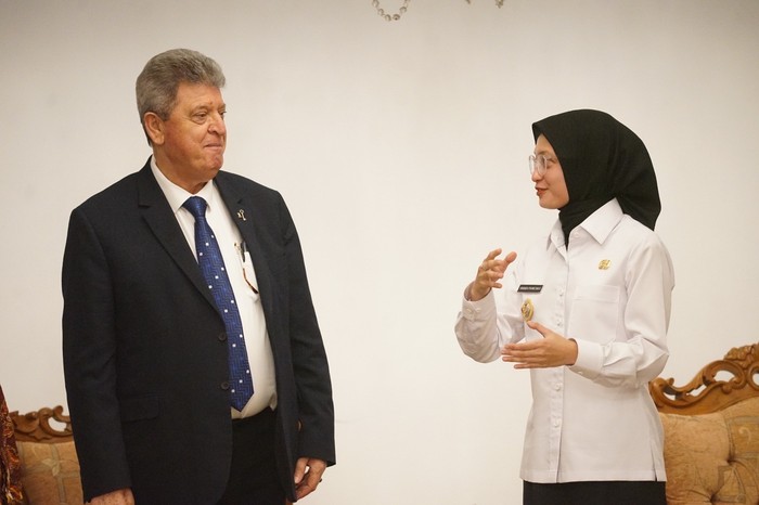 Walkot Kediri Terima Dubes Palestina, Komitmen Perdamaian & Moderasi Beragama