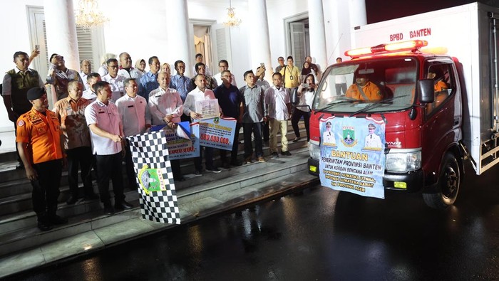 Pemprov Banten Beri Bantuan Rp 3 M untuk Korban Bencana di Aceh-Sumatera