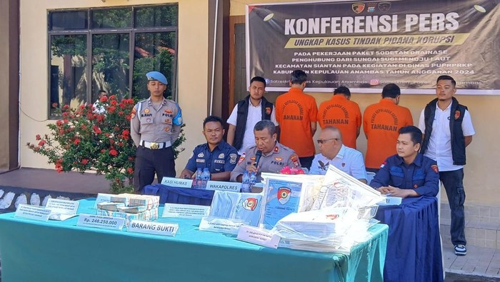 Polisi Tetapkan 3 Orang Tersangka Dugaan Korupsi Proyek Sodetan Air di Anambas