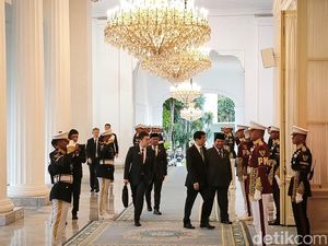 Prabowo Terima Kunjungan Ketua MPR China di Istana Merdeka
