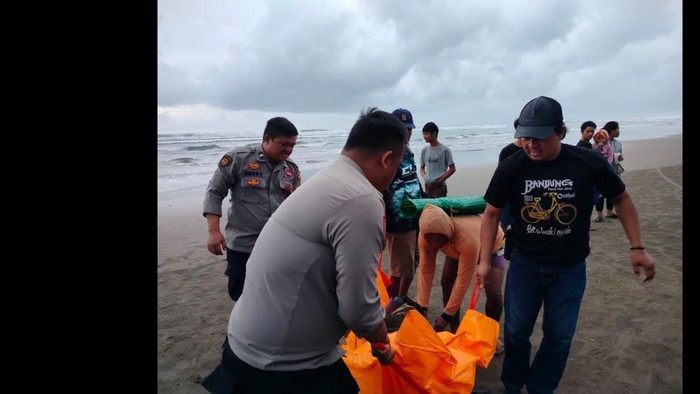 Kartini Tewas Tenggelam di Pantai Pasanggrahan Tasikmalaya