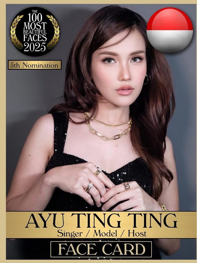 14 Artis Indonesia di Daftar Wanita Tercantik Dunia: Ayu Ting Ting-Raisa