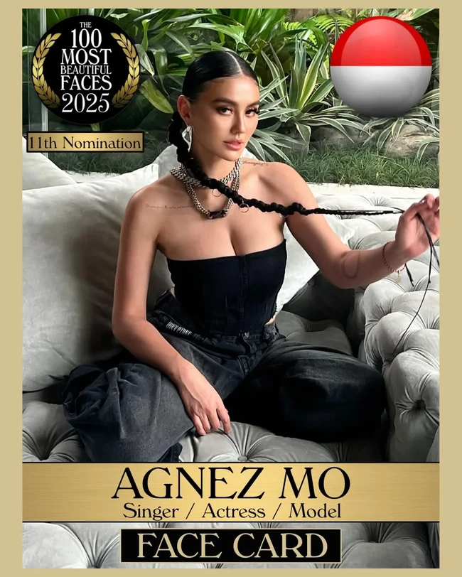 Agnes Monica atau Agnez Mo sudah 11 kali masuk daftar TC Candler 100 Most Beautiful Face. Agnes sendiri mengatakan kecantikan dinilai bukan hanya dari fisik tetapi juga kemampuan dan wawasan. Foto: Instagram @tccandler
