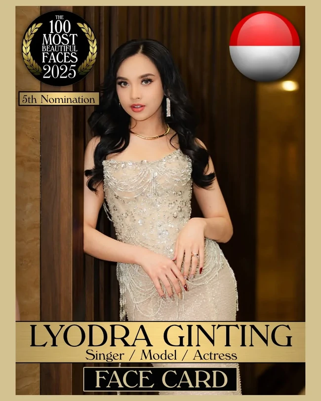 Penyanyi lain yang dinilai punya wajah cantik paripurna adalah Lyodra Ginting. Jebolan Indonesian Idol itu memang sejak lama dikagumi karena suara dan penampilan yang indah. Foto: Instagram @tccandler