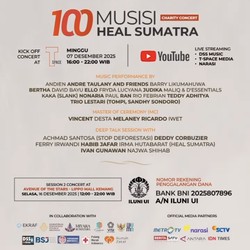 100 Musisi Gelar Konser Amal untuk Sumatera: Andre Taulany & Friends-Sal Priadi
