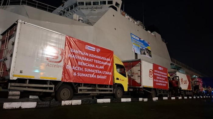 Alfamidi Kirim Bantuan Logistik bagi Korban Bencana Aceh, Sumut & Sumbar
