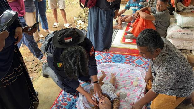 Bayi Fathan diperiksa Biddokkes Polri