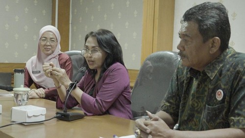 Ketua Dekranasda Kabupaten Badung, Nyonya Rasniati Adi Arnawa menerima kunjungan kerja Ketua Dekranasda Kota Makassar, Melinda Aksa Munafri.