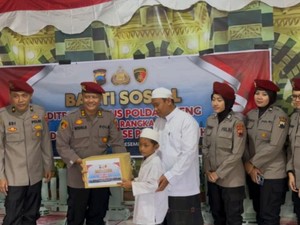 HUT Ke-78 Reserse, Ditreskrimsus Polda Jateng Gelar Baksos di Panti Asuhan