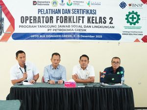 Petrokimia Gresik Gelar Sertifikasi Forklift Kelas 2, Ini Harapannya