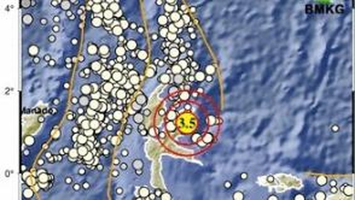 Gempa M 3,5 Guncang Halmahera Timur, Kedalaman 5 Km