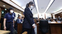 Kim menyebut tuduhan itu tidak adil, namun mengakui telah membuat banyak kesalahan dan meminta maaf kepada publik. Getty Images/Chung Sung-Jun  