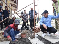 Bupati Minta Proyek Pembangunan Alun-alun Sidoarjo Diawasi Ketat
