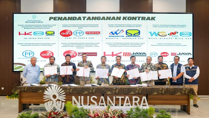 8 Kontrak Baru IKN Diteken, Gedung DPR-MA Siap Dibangun